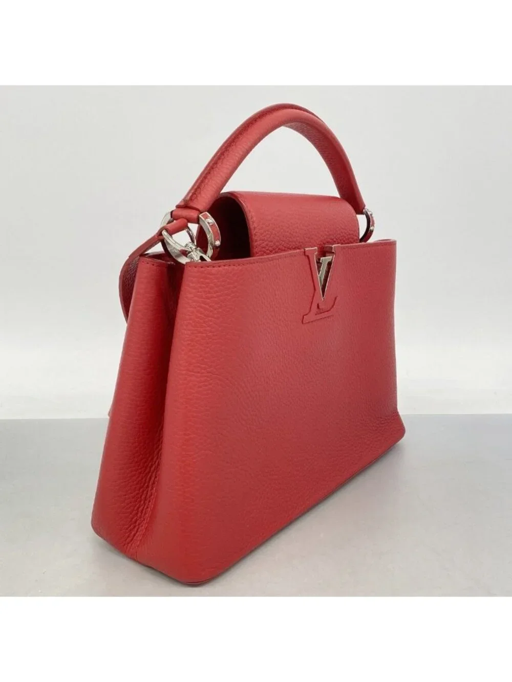 Louis Vuitton Handbag Taurillon Capucines PM Ruby 2-Way